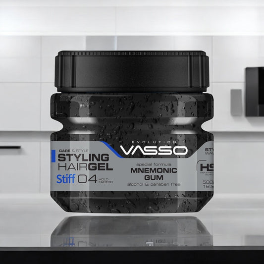 VASSO MNEMONIC STYLING GUM (STIFF) 500ML - Hair Gel